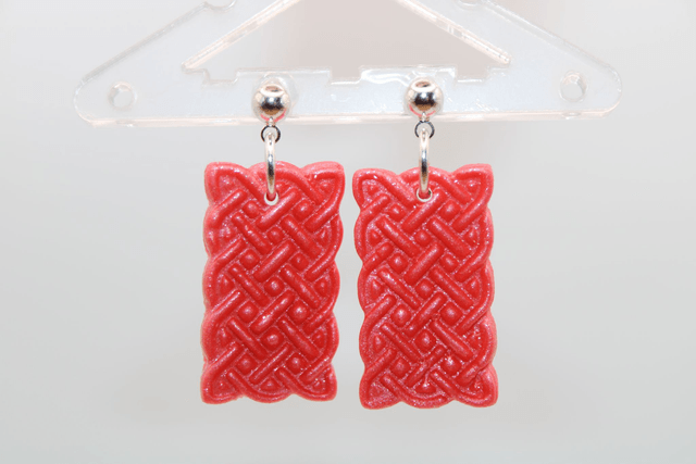 Imbolc Celtic sailor's knot earrings 